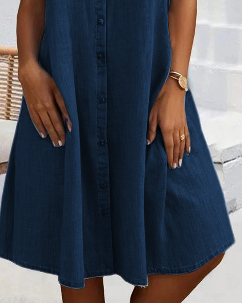 Tilde™ | Button Midi Dress