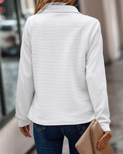 Lone | Elegant sweater med lynlås til kvinder