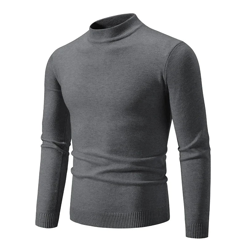 Erik | Elegant og tidløs rullekravesweater