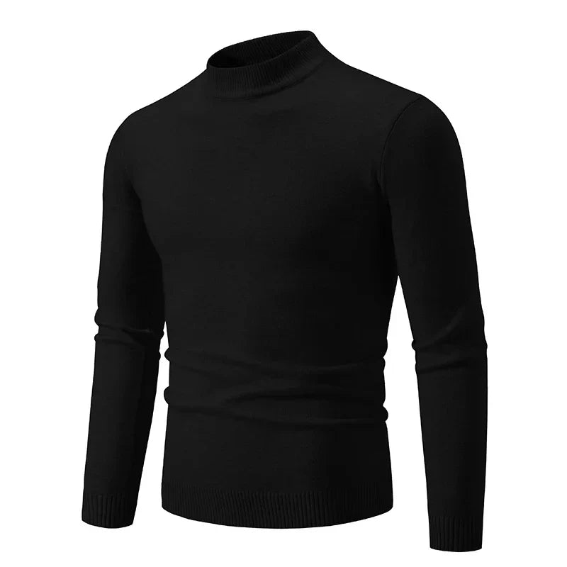 Erik | Elegant og tidløs rullekravesweater