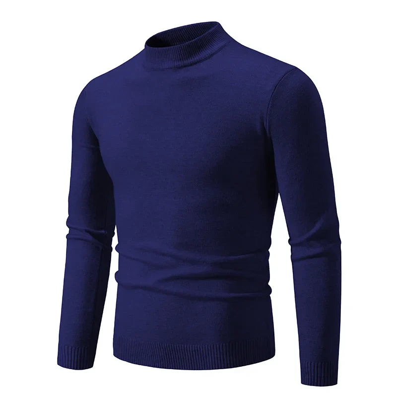 Erik | Elegant og tidløs rullekravesweater