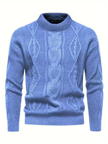 Holger™ kabelstrikket sweater - tidløs stil og komfort til den moderne mand