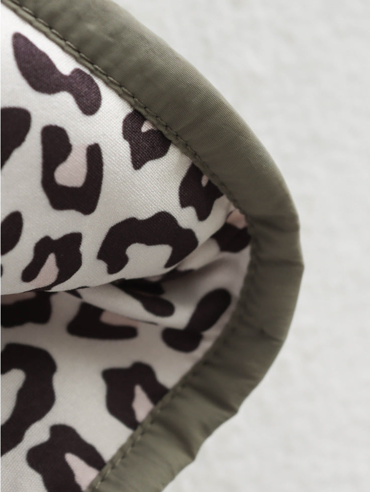 Nika™ | Frakke med Leopardprint For