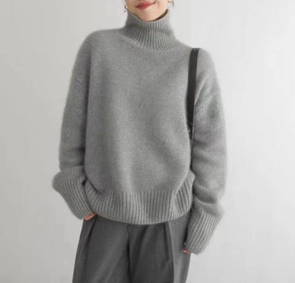 Lara™ | Cashmere Rullekravetrøje